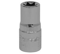 Sealey Trx-Star Socket E8 1/4" Square Drive Chrome Vanadium Steel Tool Set005