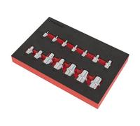 Sealey Trx-Star Socket Set 14 Pieces 1/4" 3/8" 1/2" Square Drive E4-E24 Ak61807