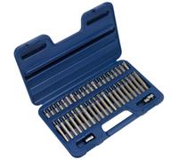 Sealey Trx-star/spline/hex Bit Set 42pc 3/8in. and 1/2in. Sq Drive