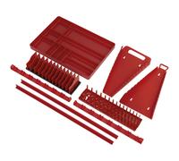 Sealey Tool Storage Organiser Set TSK01HV 9pc Hi Vis Green