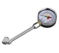 Sealey TSTPG34 Twin Connector Tyre Pressure Gauge 0-220Psi, Multi