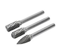 Sealey SDBK3 Tungsten Carbide Rotary Burr Set 3Pc