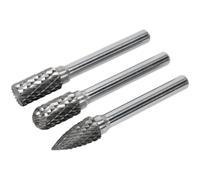 Sealey SDBK3 Tungsten Carbide Rotary Burr Set 3pc