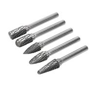 Sealey SDBK5 Tungsten Carbide Rotary Burr Set 5pc