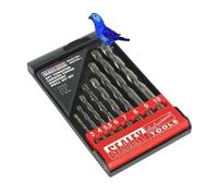 Sealey AK5708 Tungsten Carbide Tipped Masonry Drill Bit Set 8pc , Black