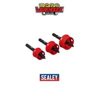 Sealey 3 Piece Hex Shank Thin Wall Hole Saw Set