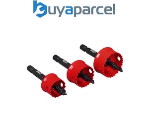 Sealey TWHS3 Thin Wall Hole Saw Set 3pc