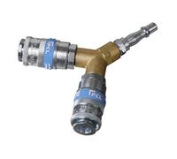 Sealey Twin Coupling Bodies Y-Adaptor Ac87