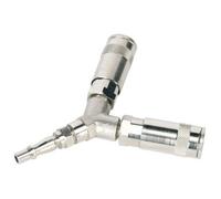 Sealey ACX55 Twin Coupling Bodies Y-Adaptor