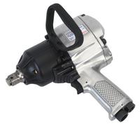 Sealey SA297 Air Impact Wrench 1inSq Drive Pistol Type - Twin Hammer