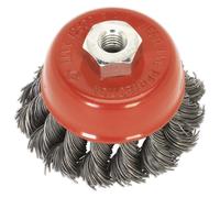 Sealey TKCB651 Twist Knot Wire Cup Brush Ø65Mm M14 X 2Mm