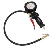 Sealey Tyre Inflator with Clip-On Connector, 750mm Flexible Hose, High Flow Connector- SA9304