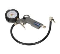 Sealey Tyre Inflator With Dial Type Gauge & Rubber Protector 0-12 Bar Sa332