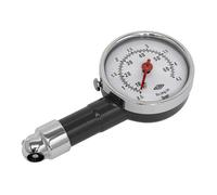 Sealey Tyre Pressure Gauge Dial Type 0-4.5Bar(0-60Psi)