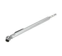 Sealey Tyre Pressure Gauge With Valve Deflator & Pocket-Clip - Silver Tstpg1