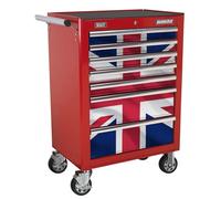 Sealey 7 Drawer Union Jack Tool Roller Cabinet