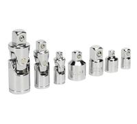 Sealey Universal Joint/Socket Wrench Adaptor/Converter Set 1/4" 3/8" 1/2" AK2737