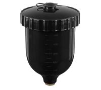 Sealey Uv Paint Spray Gun Pot With Brass Fitting 600Ml - Black