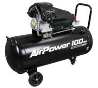 Sealey SAC10030VA V Twin Direct Drive Air Compressor 100 Litre 240v