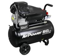 Sealey V-Twin Direct Drive Air Compressor, 50L, 3hp, 13.7cfm, 116psi, 2.2kW - SAC5030VA