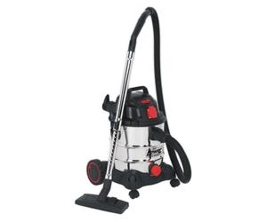 Sealey Vacuum Cleaner Ind 20L 1400W/230V S/Less Drum Auto Start