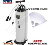 Sealey Vacuum Oil and Fluid Extractor S01169 6.5L Manual Suction +1x strainer