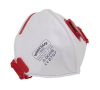 Sealey Valved Fold Flat Mask Ffp3 - Pack Of 3