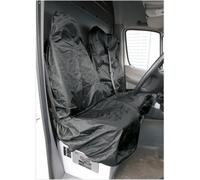 Sealey Van Seat Protector Set 2 Pieces Heavy Duty Waterproof Nylon Black Csc7