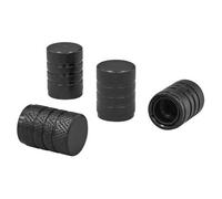 Sealey Valve Cap Aluminium Black Anodised 4pc - VCB4