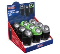 Sealey Vehicle Cup Holder Bin - Display Box Of 9