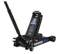 Sealey Viking 4 Tonne Trolley Jack, Car Jack, Low Profile Tyre Bay with Rocket Lift - 4040TB, Red