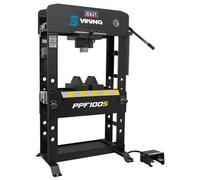 Viking Ai/Hydaulic Pess 100 Tonne Floo Type with Sliding Ram and Foot Pedal