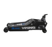 Sealey Viking 3 Tonne Low Profile Trolley Jack, Car Jack, with Rocket Lift - 3100TB, Black