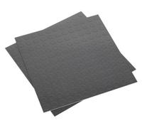 Sealey Vinyl Floor Tile With Peel & Stick Backing - Silver Coin Pack Of 16 Ft2S