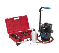 Sealey VS0204 Pneumatic Brake Clutch Pressure Bleeder Kit 5L Reservoir 3.7m Hose