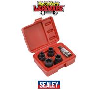 Sealey VS0464 Brake Caliper Socket Set 1/2"Sq Drive 5pc