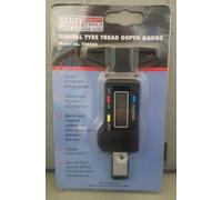 Sealey VS0564 0-25mm Digital LCD Display Tyre Tread Depth Gauge Tester