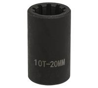 Sealey VS0984 Brake Caliper Socket 1/2"Sq Drive 20mm 10-Point