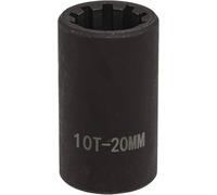Sealey VS0984 Brake Caliper Socket 1/2"Sq Drive 20mm 10-Point