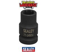 Sealey VS0985 Brake Caliper Socket 1/2"Sq Drive 14mm 7-Point