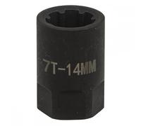 Brake Caliper Socket 1/2"Sq Drive 14mm 7-Point