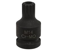Sealey VS0987 1/2" Sq Drive M14 Security Bit Brake Caliper Socket