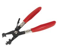 Sealey VS166 Tag & Wire Hose Clip Removal Pliers With Ratchet Locking Mechanism