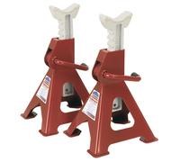 Sealey Vs2003 Axle Stands 3Tonne Capacity Per Stand 6Tonne Per Pair Ratchet Type