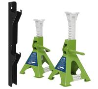 Sealey VS2003HVCOMBO Axle Stand & Axle Stand Storage Rack Combo 3 Tonne -