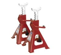 Sealey Axle Stands (Pair) 6Tonne Capacity Per Stand Ratchet Type Vs2006