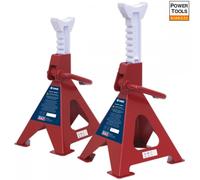 Sealey VS2006 Axle Stands (Pair) 6tonne Capacity per Stand Ratchet Type