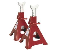 Sealey VS2006 Axle Stands (Pair) 6tonne Capacity per Stand Ratchet Type