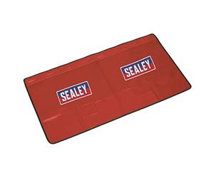 Sealey VS856 Magnetic Workshop Wing Cover With 4 Pockets, Red