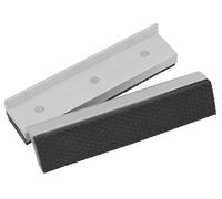 Sealey VSJ125 Soft Jaws Aluminium / Rubber for Vise Magnetic fitting 125mm wide